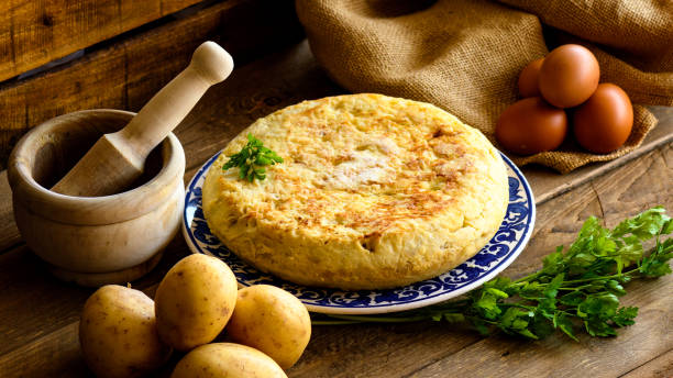 istock still life with spike typical Spanish potato omelette 1035131296