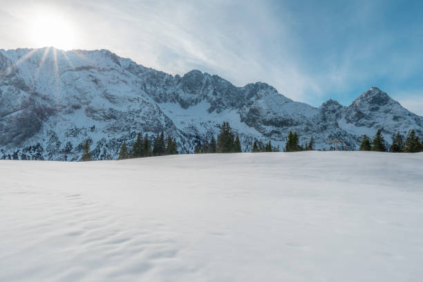 istock Austrian Alps with snow and sunshine 1035135750