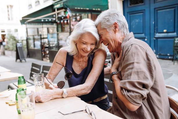 istock Senior couple having fun on weekend in Paris 1035146434