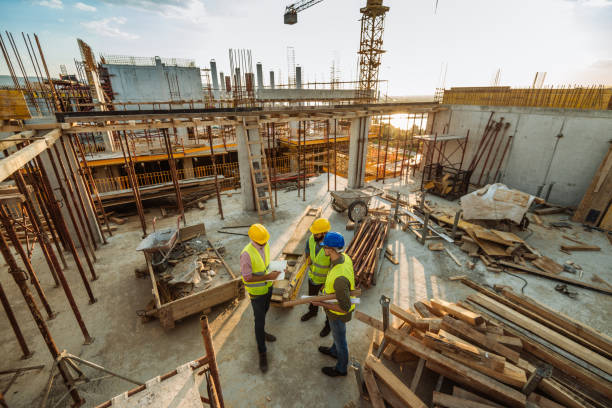 istock Photo of large scale construction site 1035152844