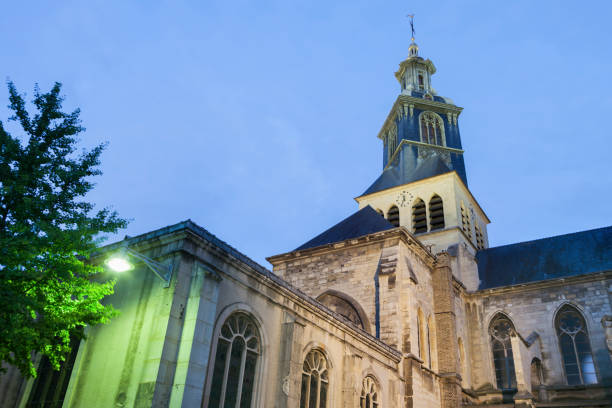 istock St James Church in Reims at night 1035152898