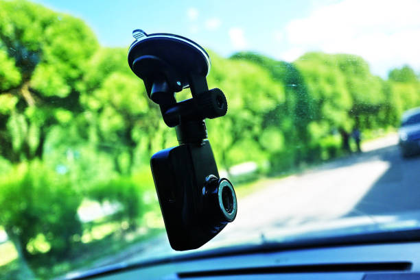 istock Video recorder to record the traffic situation while driving your car 1035154486