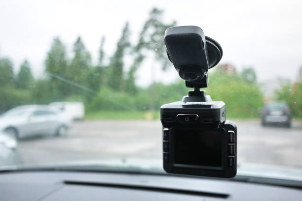 istock Video recorder to record the traffic situation while driving your car 1035154498