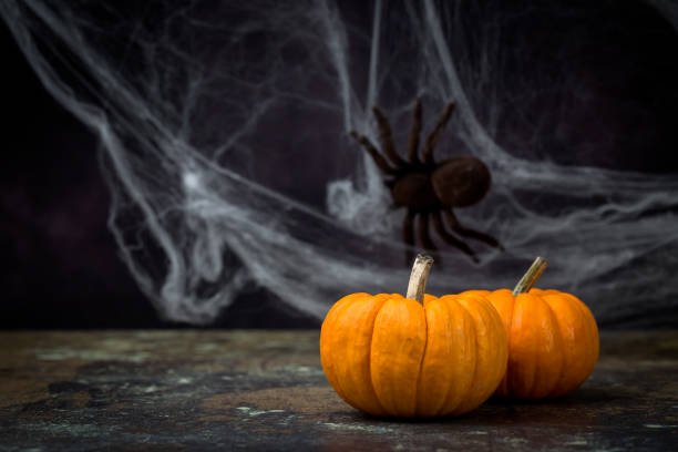istock Halloween decoration background. pumpkins 1035156824