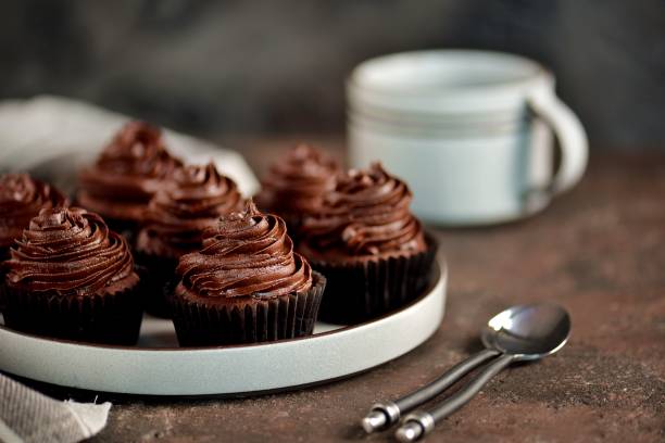 istock Delicious homemade chocolate capkakes. 1035158332
