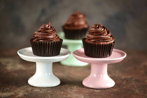 istock Delicious homemade chocolate capkakes. 1035158376