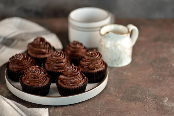 istock Delicious homemade chocolate capkakes. 1035158496