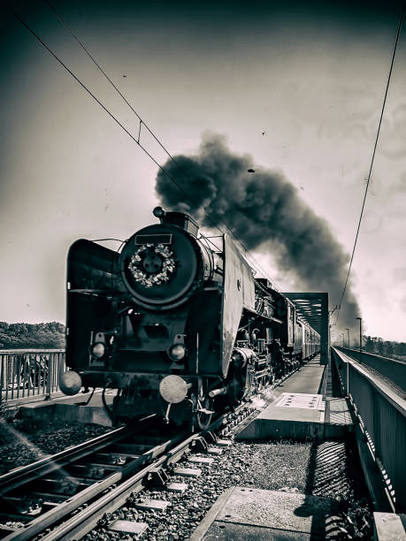 istock Steam Locomotive I. (B & W - Retro) 1035161496