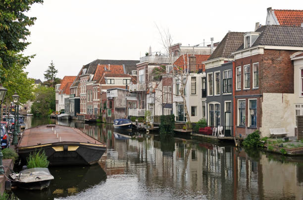 istock Canal in Leiden, The Netherlands. 1035169440