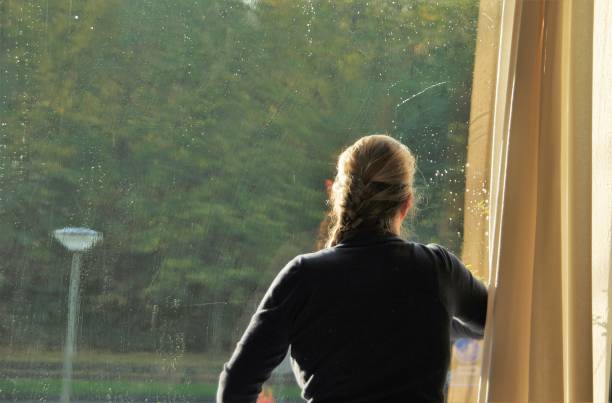 istock Woman cleaning window 1035185240