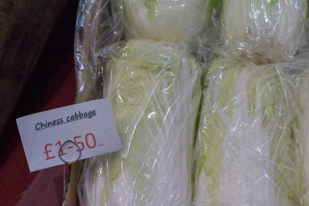 istock Chinese Cabbage in Borough Market, London 1035185276
