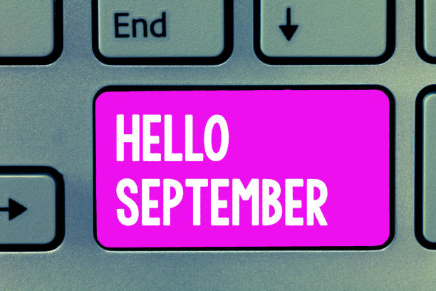 istock Word writing text Hello September. Business concept for Eagerly wanting a warm welcome to the month of September 1035188308