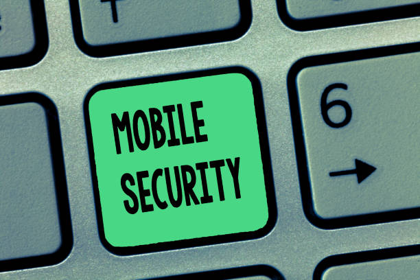 istock Word writing text Mobile Security. Business concept for Protection of mobile phone from threats and vulnerabilities 1035193858