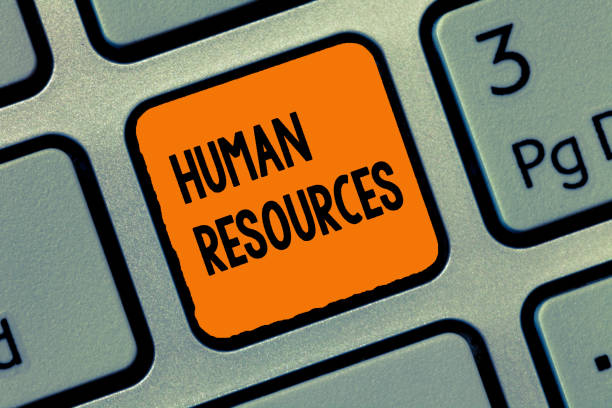 istock Handwriting text writing Human Resources. Concept meaning The people who make up the workforce of an organization 1035194082