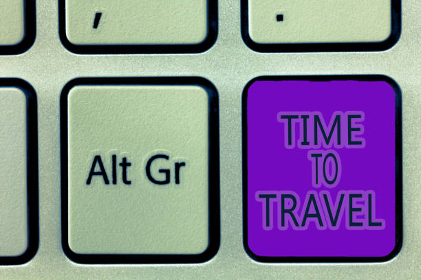 Handwriting text writing Time To Travel. Concept meaning Moving or going from one place to another on vacation