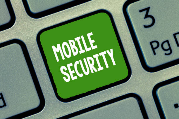 istock Handwriting text Mobile Security. Concept meaning Protection of mobile phone from threats and vulnerabilities 1035197788