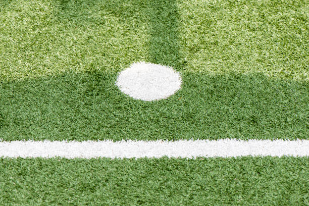 istock Soccer Field With Penalty Spot 1035198346