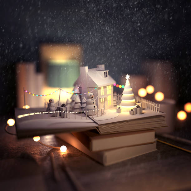 istock Christmas Story Pop Up Book 1035213330