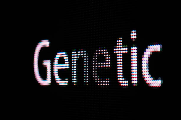 istock Genetic letter in LED billboard screen 1035221838