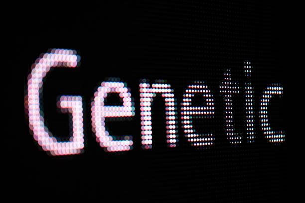 istock Genetic letter in LED billboard screen 1035221858
