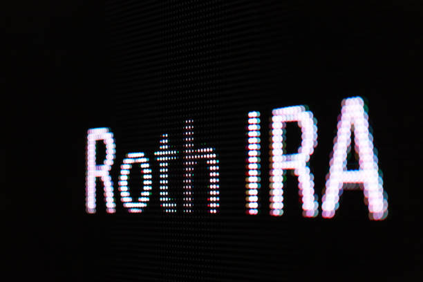 istock the Roth IRA letter in the billboard led display panel 1035221932