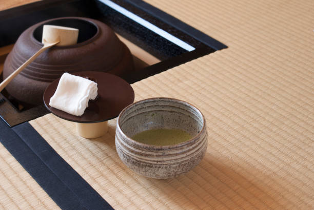 istock Japanese tea ceremony utencils 1035224730