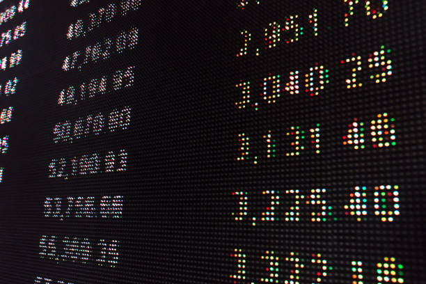 istock stock market data on large LED billboard 1035232338