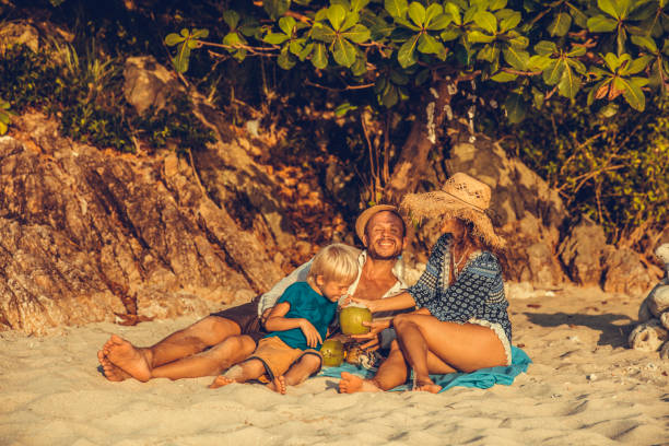 istock Family picnic on the beach 1035264962