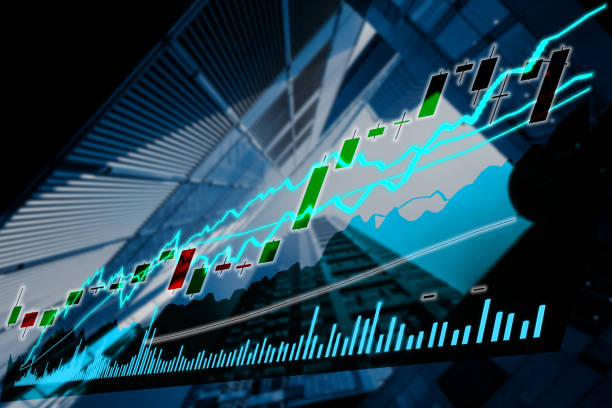 istock Perspective stock market index with modern building in background 1035265330