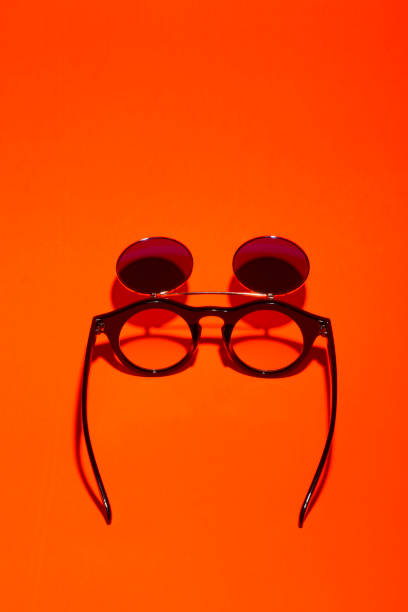 istock Sunglasses with double glass on a pink background 1035325834