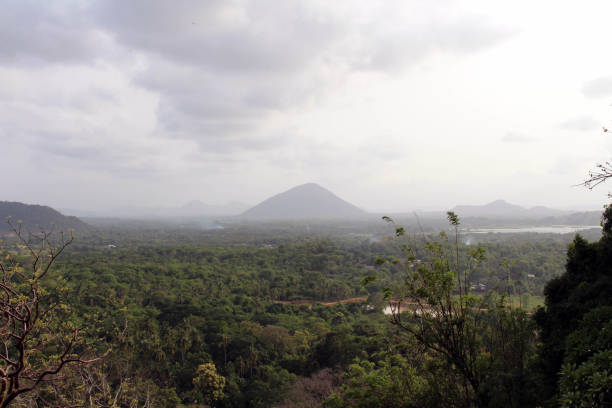 istock the hills or mountain range on the way to Dambulla Cave. 1035326056