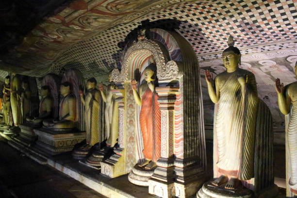 istock The statues of Buddha around Dambulla Cave Temple. 1035330568