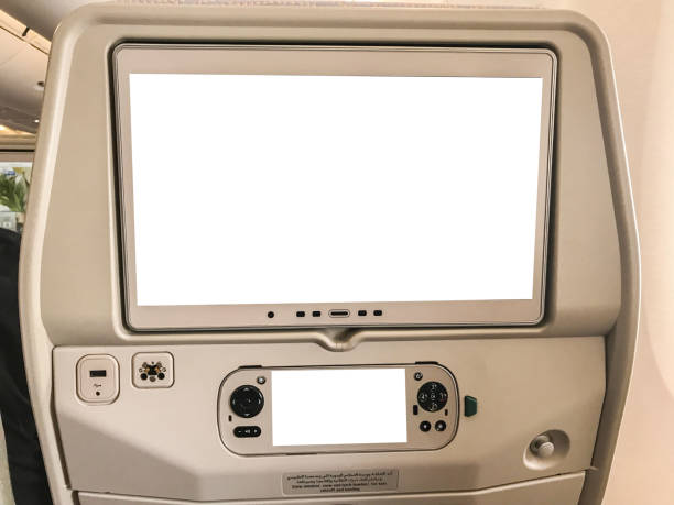 istock mock up entertainment screen on passenger seat on air plane for travelling 1035342384