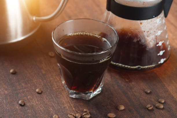 istock coffee carafe and coffee dripping