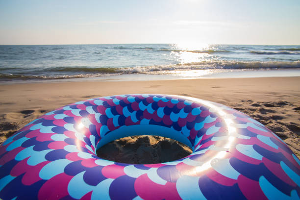 istock Inflatable children's swimming circle 1035347524