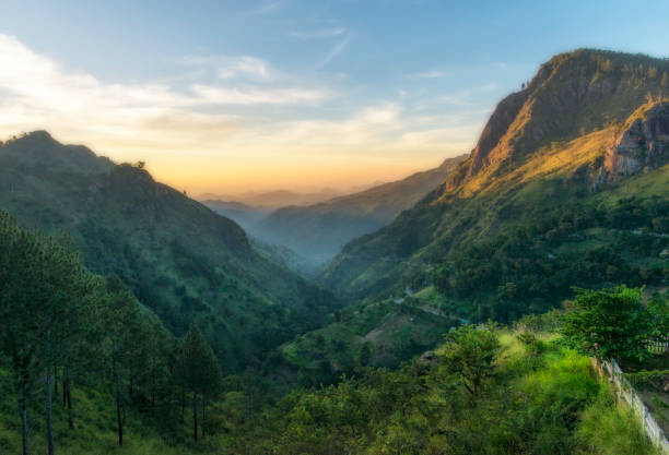 istock Sunrise Over Mountains in Ella, Sri Lanka 1035356678