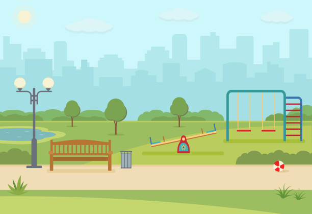 3,800+ Empty Park Playground Stock Illustrations, Royalty-Free Vector ...