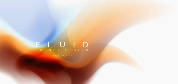 istock Mixing liquid color flow abstract background. Trendy abstract layout template for business or technology presentation, internet poster or web brochure cover, wallpaper 1035383454