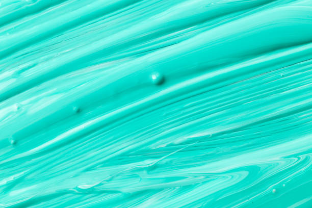 istock Liquid aquamarine paint background of texture 1035387214