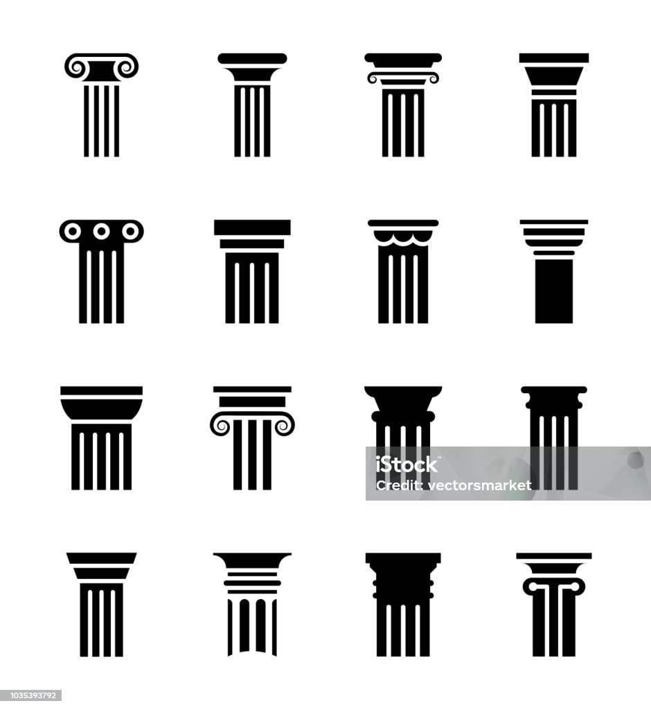 Basic Pillar Modern Pillar Designs Stock Illustration - Download Image Now - Ancient ...