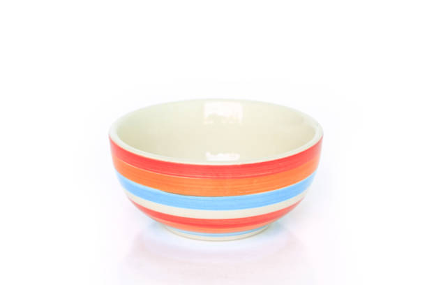 istock bowl color red orange blue pattern on white background 1035396958