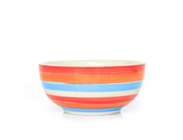 istock bowl color red orange blue pattern on white background 1035396962