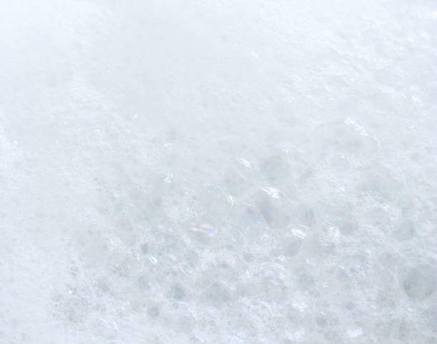 istock Bubbles foam white washing shower 1035397636