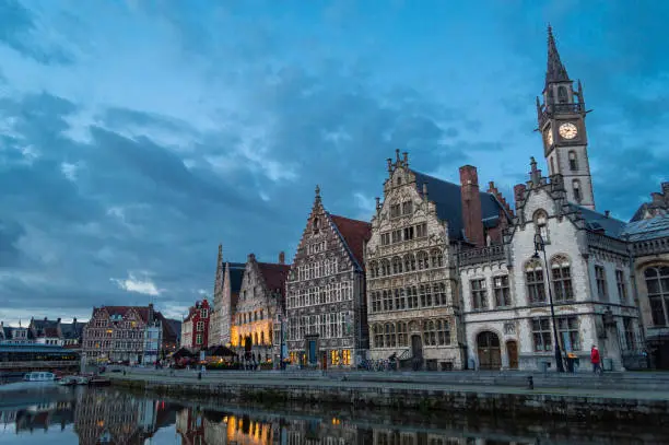 Foto genomen tijdens een wandeling in het mooie centrum van Gent