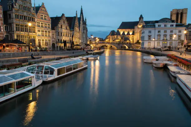 Foto genomen tijdens een wandeling in het mooie centrum van Gent