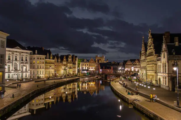 Foto genomen tijdens een wandeling in het mooie centrum van Gent