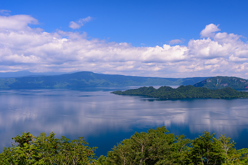 Landscape of Lake Towada in Summer