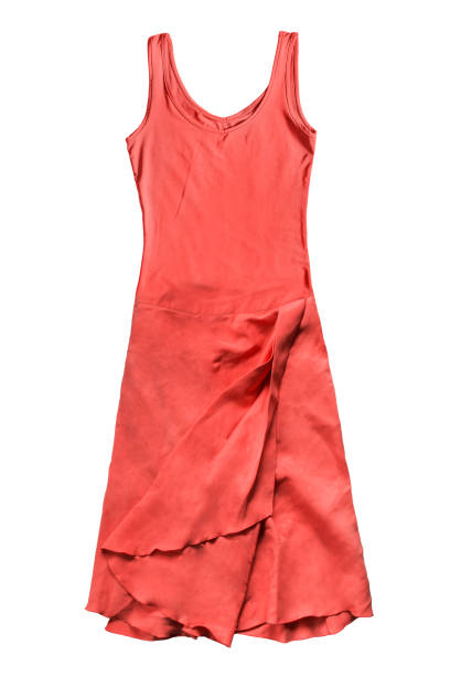 istock Red dress isolated 1035421314