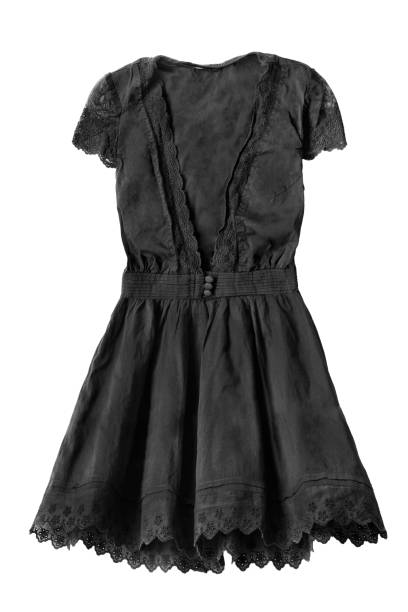 istock Black dress isolated 1035421318