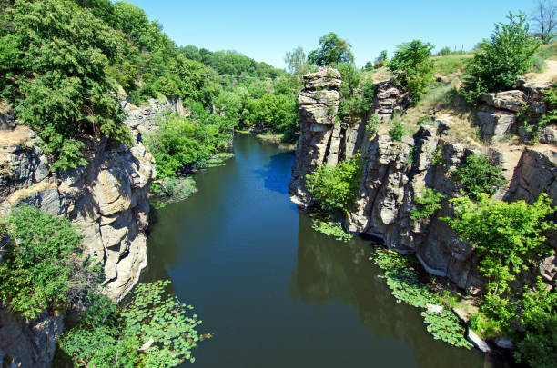 istock Scenic view among the rocks on the river 1035424514